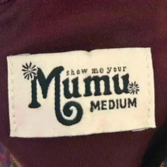 Show Me Your Mumu Flirtini Halter Maxi Dress in Princess Plum Size M - Picture 4 of 7